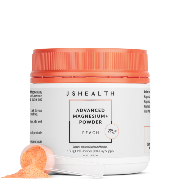 Advanced Magnesium+ Powder - Peach – JSHealth Vitamins Aus