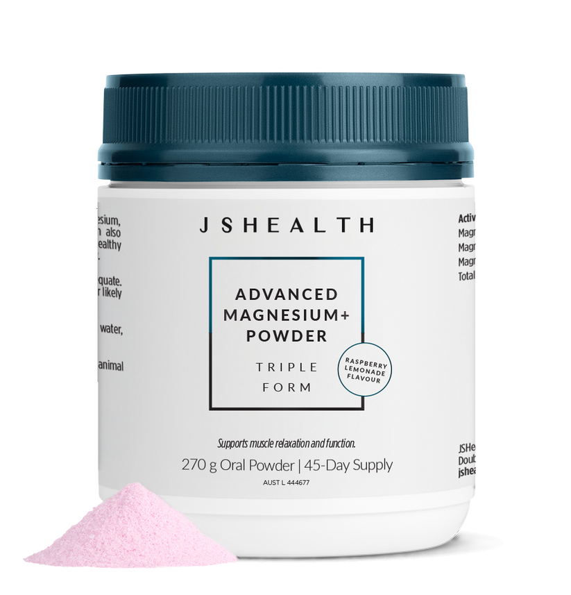 Advanced Magnesium+ Powder - Raspberry Lemonade – JSHealth Vitamins Aus