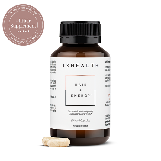 US Label: Hair + Energy Formula