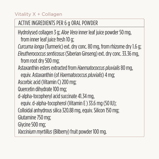Vitality X + Collagen Powder