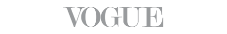 Grey Vogue logo against white background