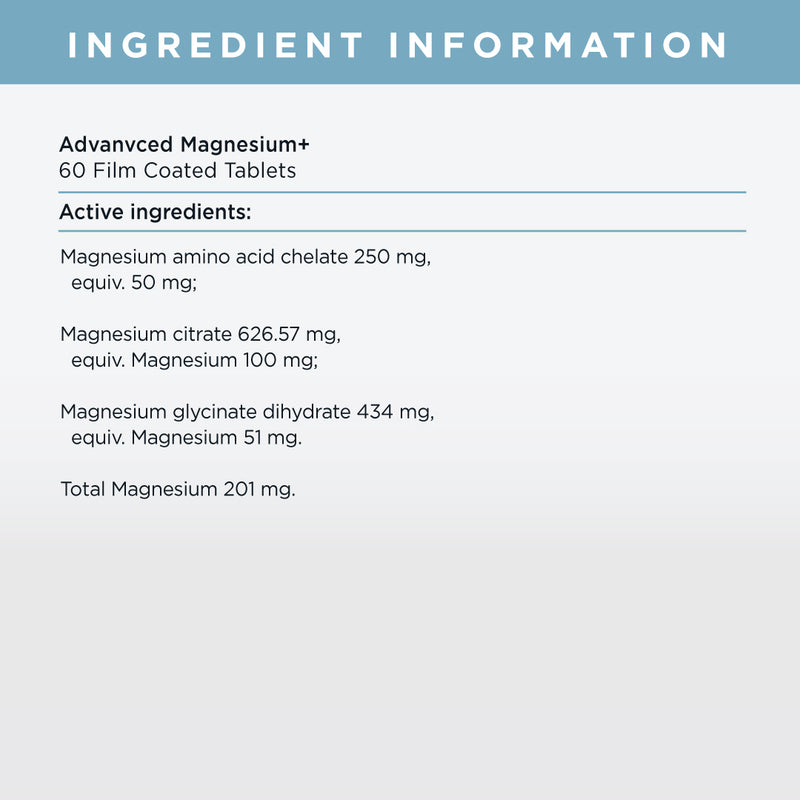 Advanced Magnesium+ Formula - 1 Month Supply
