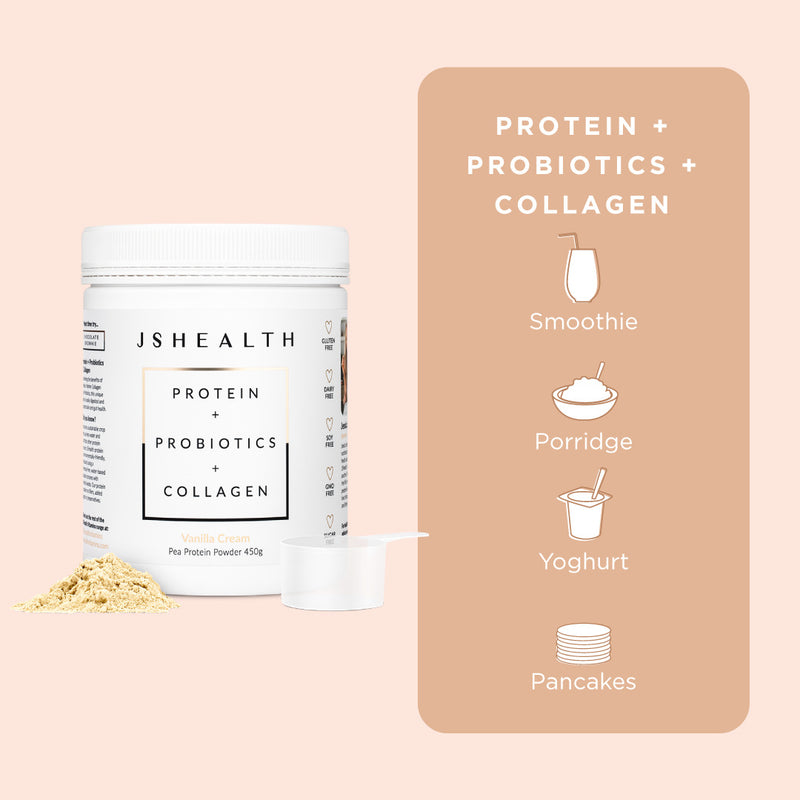 Protein + Probiotics + Collagen - Vanilla Cream