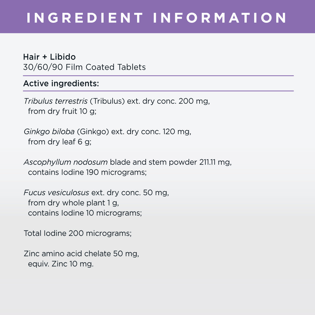 JSHealth Vitamins Hair + Libido Formula 2 Month Supply Hair + Libido JSHealth Vitamins Aus