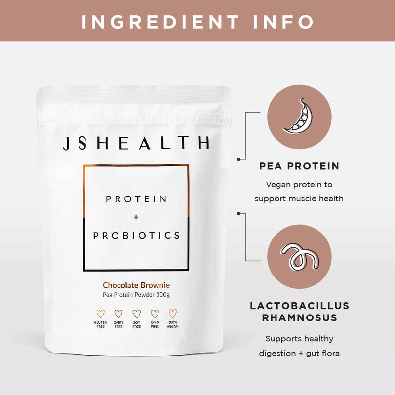 Protein + Probiotics 300g - Chocolate Brownie